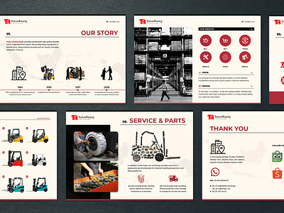 TRForklift Jakarta - Company Profile Design