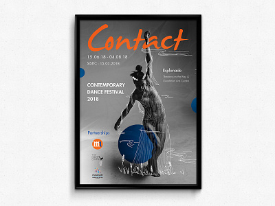 Contemporary Dance Event - Poster Design art direction brand branding branding identity design graphic poster print print design