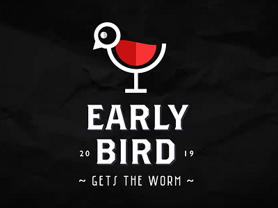 Early Bird Logo Design abstract alcohol art bar beer brand identity branding creative design liquor logo logo design