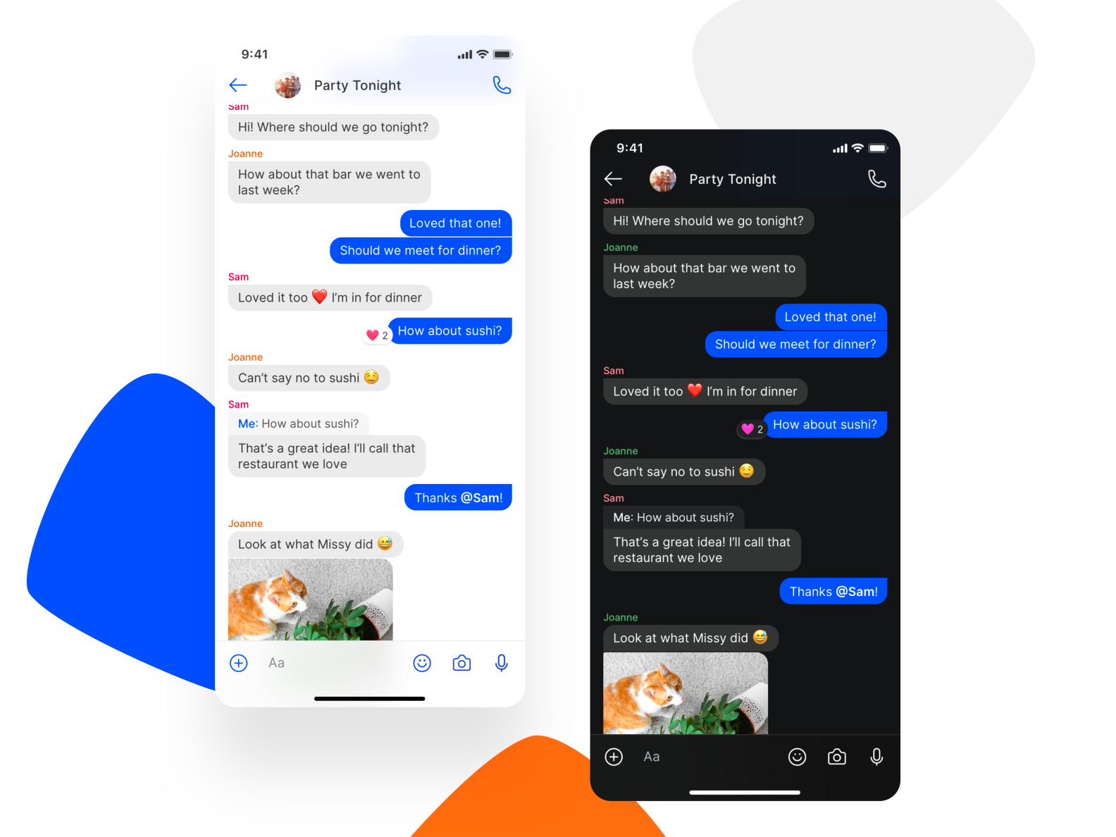 iOS Messaging App by Sara Martins on Dribbble