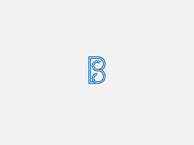 B and S design logo minimal