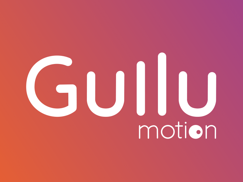 Gullu Motion 2d 2d animation adobe after effects ae affter effects animated gif animation gif logo logo design logotype motion motion graphics text text animation typo typography