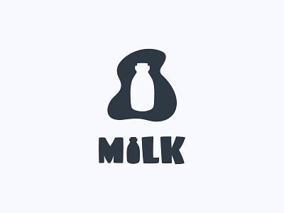 Milk Branding Logo Design advice branding clean clean crisp company dairy design diary farmer farmer logo for sale graphic design logo milk milk delivery milkman project simple unused