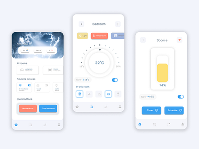 UI Redesigned [Remote sensor switch Application] adobexd app application creative dailyui design figma graphicdesign logo mobile mobile app design mobile ui portfolio design typography ui uiinspiration uiux user interface design ux uxdesign