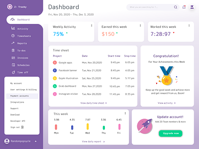 Tracking Application [UI Redesigned ] activity adobexd design figma icon logo logos portfolio design purple tracking app typography ui uidesign uiinspiration uitrends uiux user experience user interface design userinterface ux