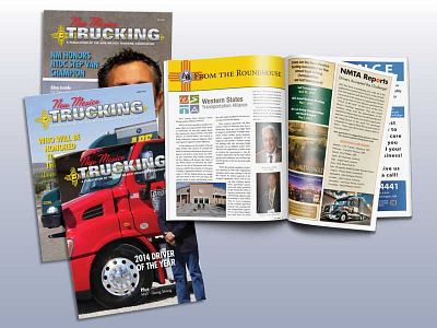 Trucking Magazine Layout & Design layout magazine