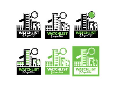 Watchlist Logo logo promotional realty screenprint