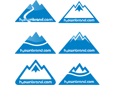 H2o Logos graphic design logo