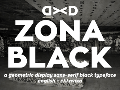 Zona Black Released black font geometric sans serif typeface zona