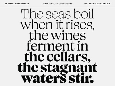Canicule Display Quote font font family serif type type design typeface variable variable font