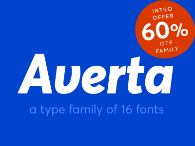 Averta Behance Sale font geometric grotesque opentype sans