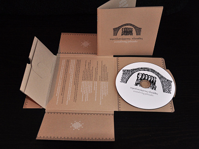 Pleiades CD (design and artwork) band case cd fold group pleiades vocal