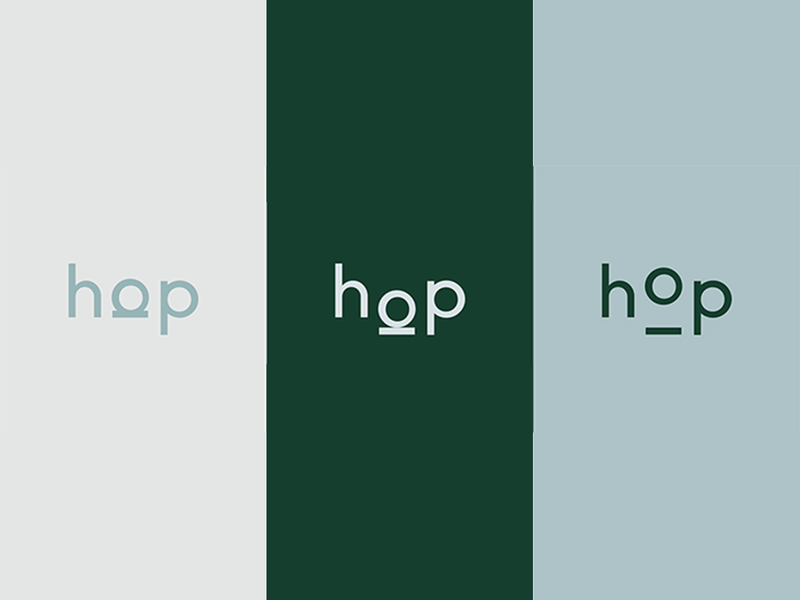 hop animation branding hop kinetic type logo logo animation motion design typography