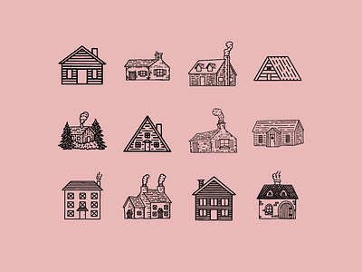 Dwellings dwellings graphic design home house illustration