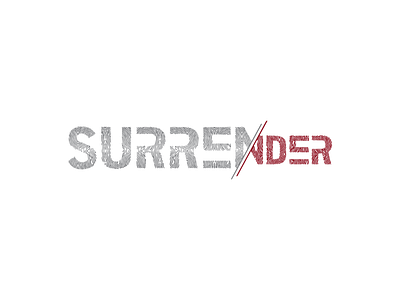 Surrender Logo branding logo