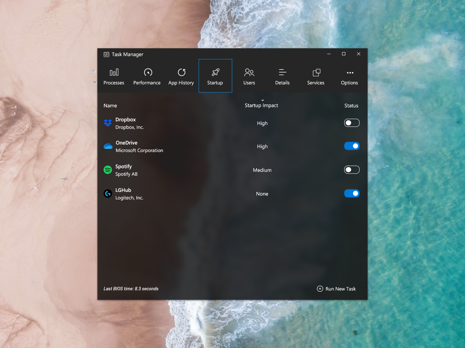 Windows 10 Task Manager Design Concept by Chris Berber on Dribbble