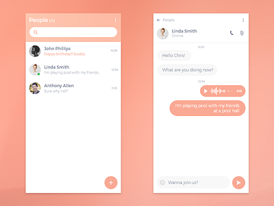 Direct Messaging | Daily UI #013