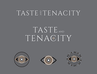 Taste & Tenacity Secondary Marks brand identity fashion brand illustration logo logo design secondary logo secondary mark