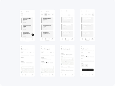 Uchaguzi mobile wireframe