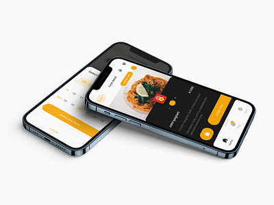 Food app application consumables food interface iphone mobile p2p ui users vendors