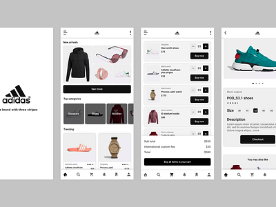 adidas app redesign