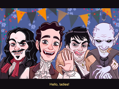 What We Do in the Shadows sticker pack fanart illustration stickers telegram