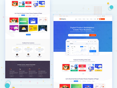 Makplus - Digital Marketplace 2019 design trend agency app landing page design digital agency homepage landing page seo ui website