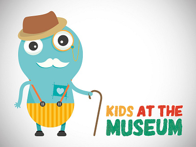 Mascotte - Kids At The Museum illustration kids kids museum mascotte museum puppet