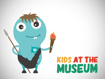Mascotte - Kids At The Museum illustration kids kids museum mascotte museum puppet