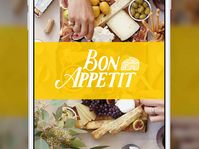 BonAppetit - Cheese Concept App app bonappetit branding cheese fromage graphic design illustration iphone logo logo deisgn screendesign