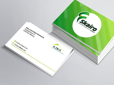 Businesscard - Skairo branding businesscard dance design graphic design graphics green logo sport