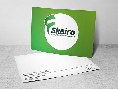 Postcard - Skairo branding dance design graphic design graphics green logo postcard sport