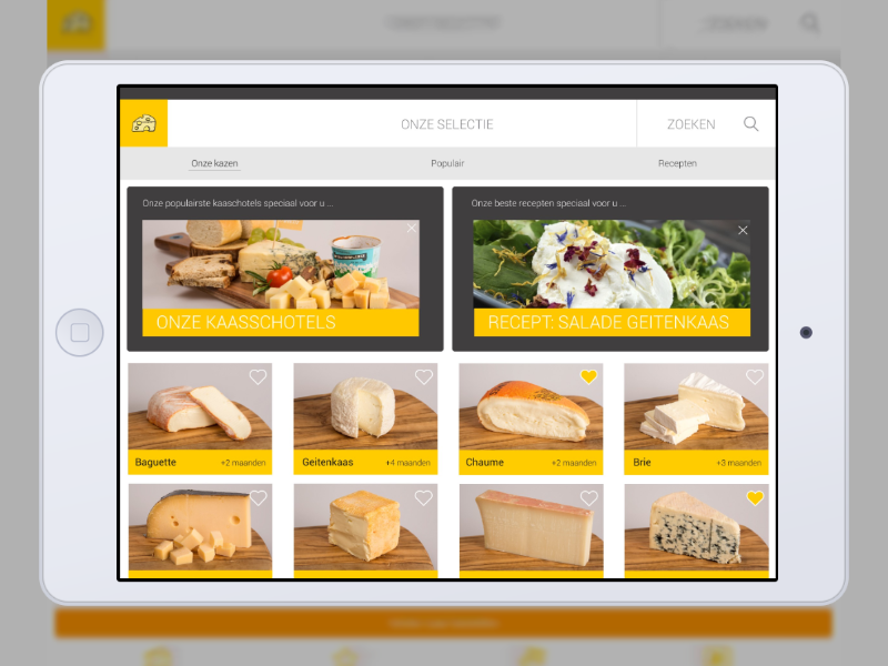 iPad App - SlowFood app cheese design ipad ipad app iphone iphone app login social ui ux