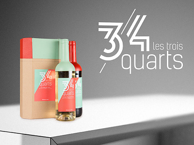 Wine Design - 3/4 branding designer drinks graphic design logo minimal modern logo packaging packaging design wine wine logo winebottle