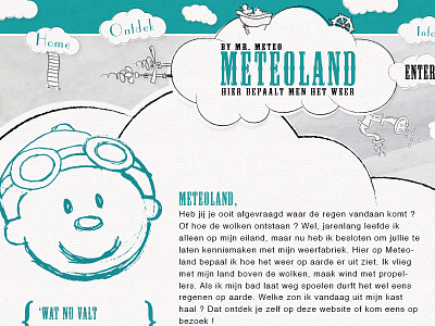 Meteoland devine interface meteo sketch weather webdesign website