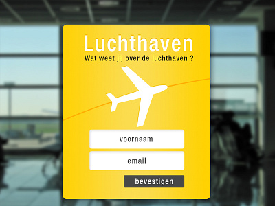 Luchthaven airport interface login luchthaven plane