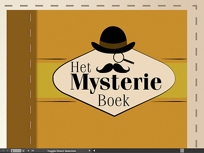 The Mistery Book book books moustache mushtache vector