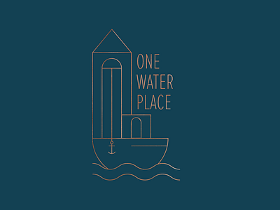 One Water Place Logo Concept
