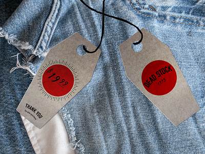 Clothing Tag Concept for Dead Stock 1993