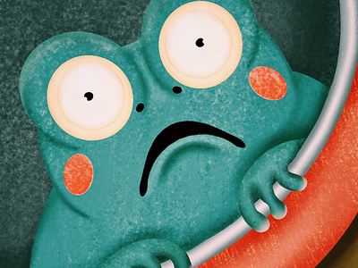 Spook'd the Toad art character color concept digital digital art digital illustration frog illustration illustration design illustrator new orleans nola procreate toad