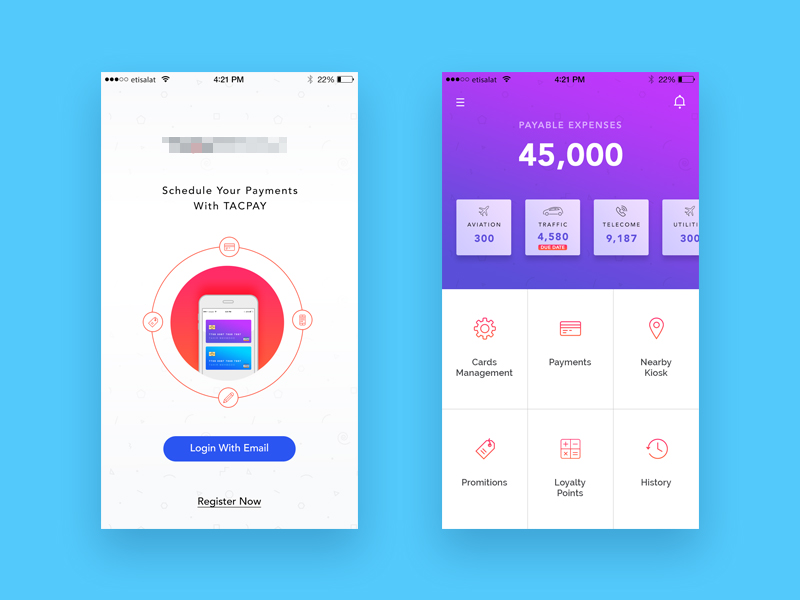 Payment by Tahir on Dribbble
