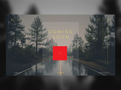 Coming Soon 1.0 abstract art clean design forest forests graphicdesign graphics homepage landingpage minimalism，browser minimalistic nature peace ui user experience user interface user interface design ux webdesign