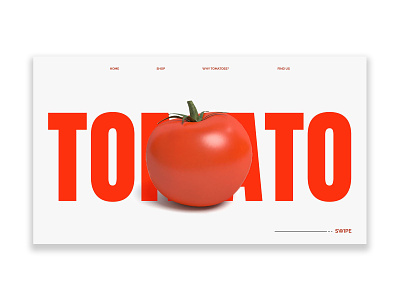 Tomato UI abstract antodesigns art branding design designer fruit graphicdesign graphics homepage landingpage minimalistic mobileapp tomato ui user experience user interface ux web webdesign