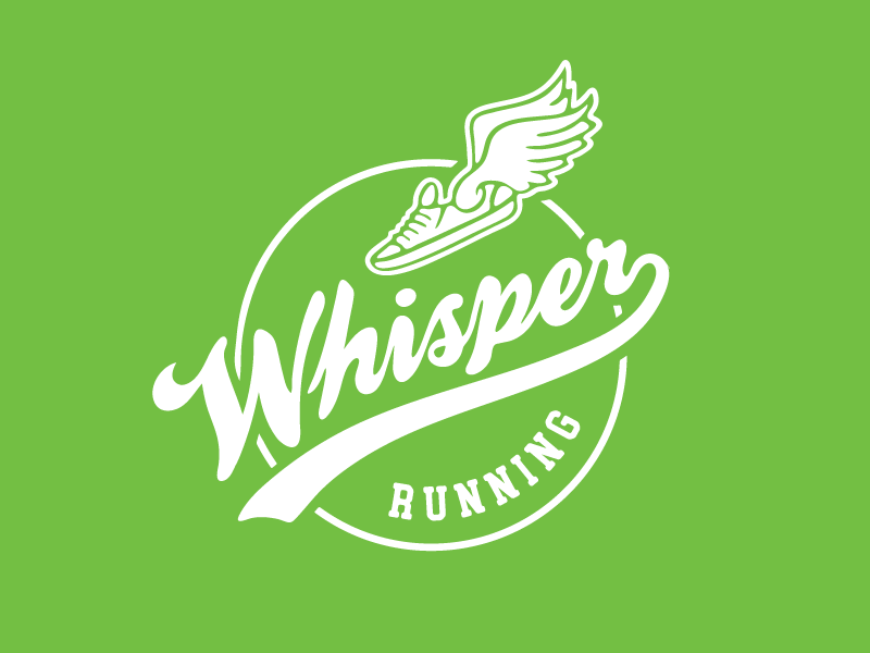 Throwback Script Mark throwback script whisper running wing shoe running club