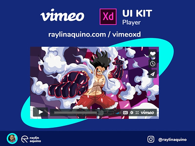 Vimeo UI Player for Adobe XD