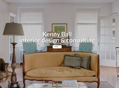 Interior Design Company Landing Page landing page