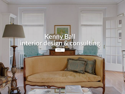 Interior Design Company Landing Page