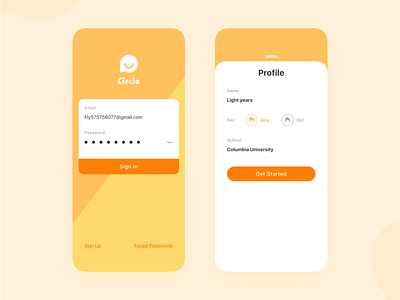 Sign up/Sign in UI