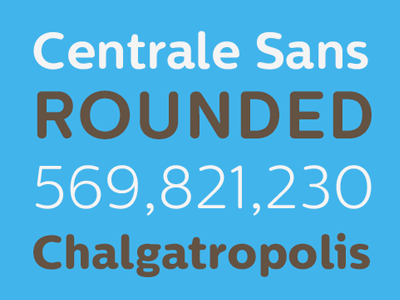 Centrale Sans Rounded type design typography wip