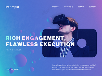 VR Landing Page